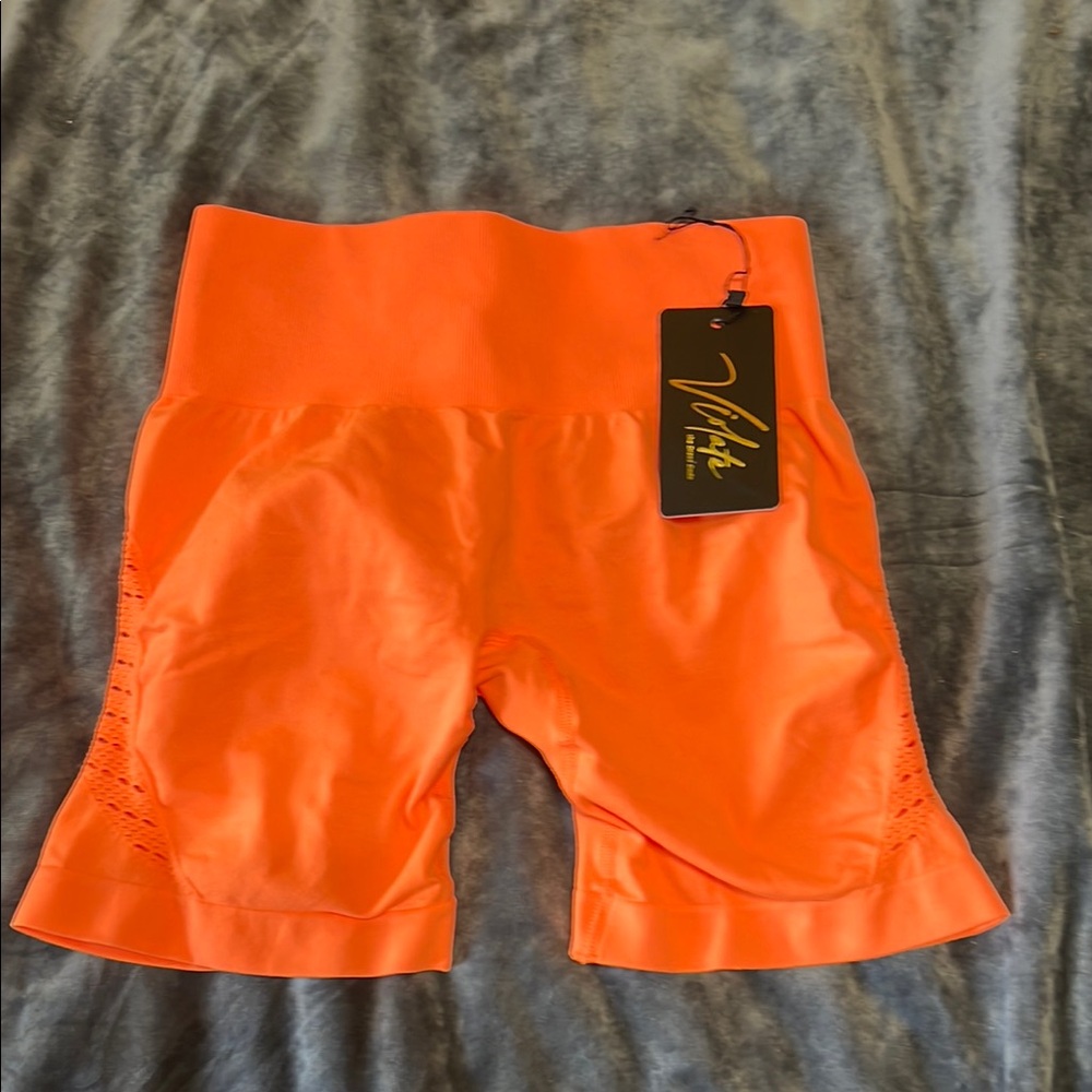 Women's Orange Shorts